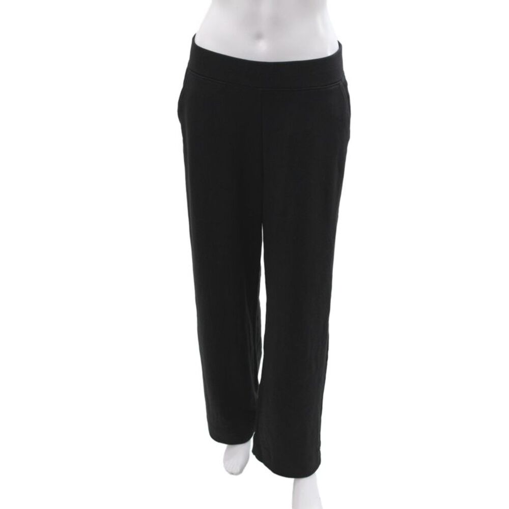 AYR Womens Sweatpants Black Pima Cotton Pull On Size L